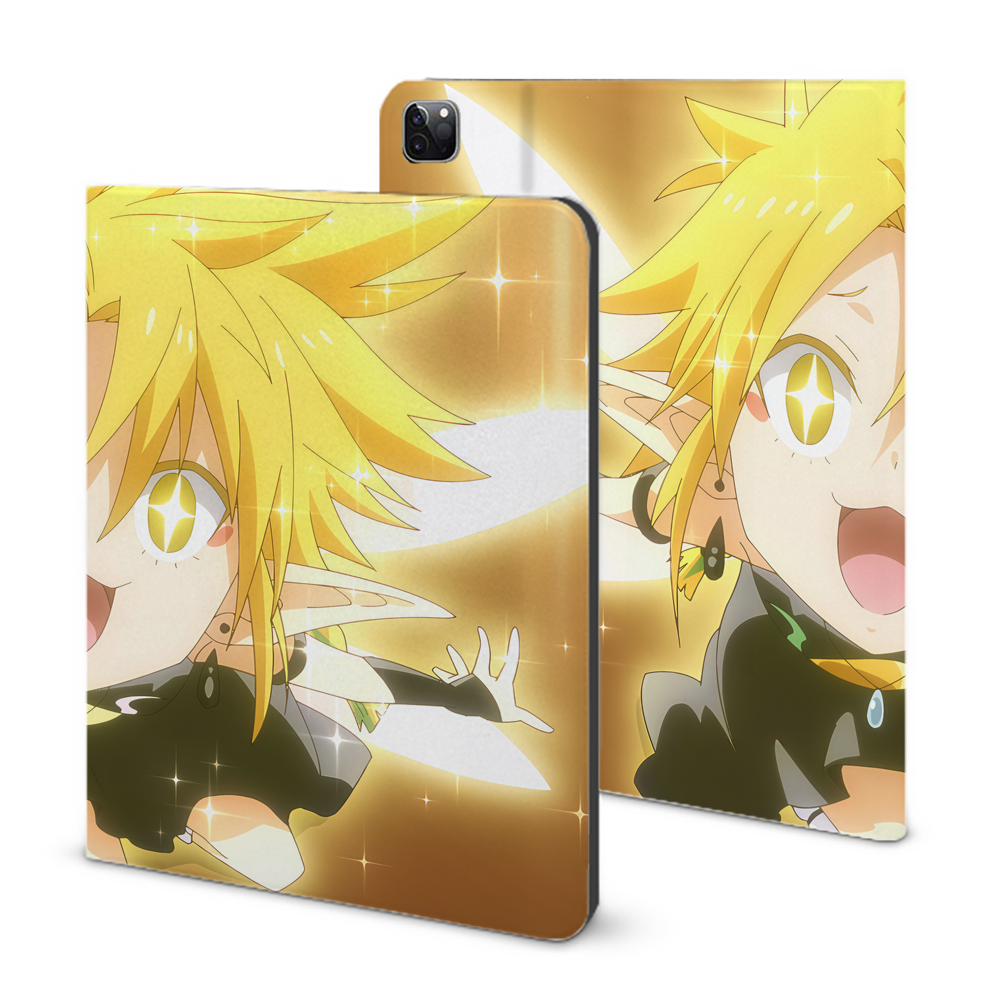 （画像用） 転スラ Regarding Reincarnated to Slime IPad ケース ブック型 PUレザー TPU 耐衝撃 軽量 薄型 ペン収納なし 全面保護 IPad 各モデル対応